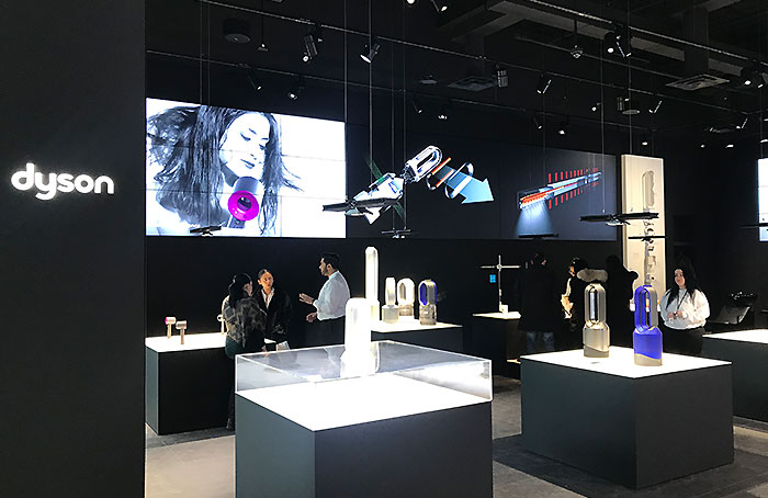 Dyson store SEG frames